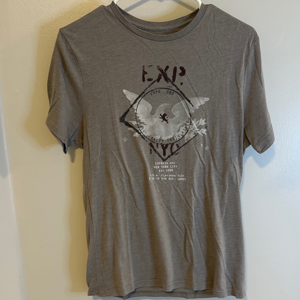 Express Charcoal Graphic Tee